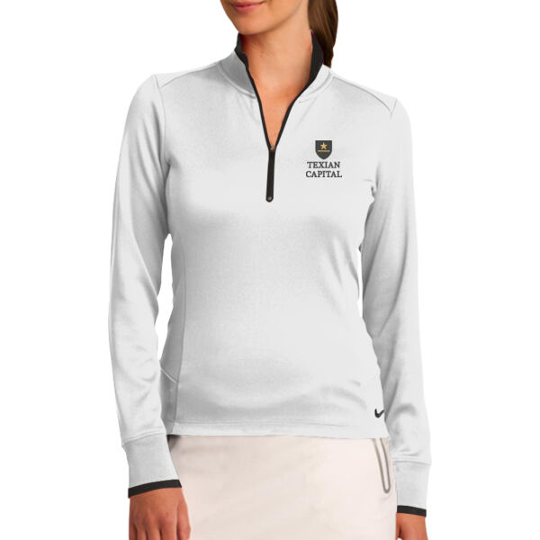 Texian Capital Embroidered - Women's Dri FIT 1/2 Zip Cover Up Thumbnail