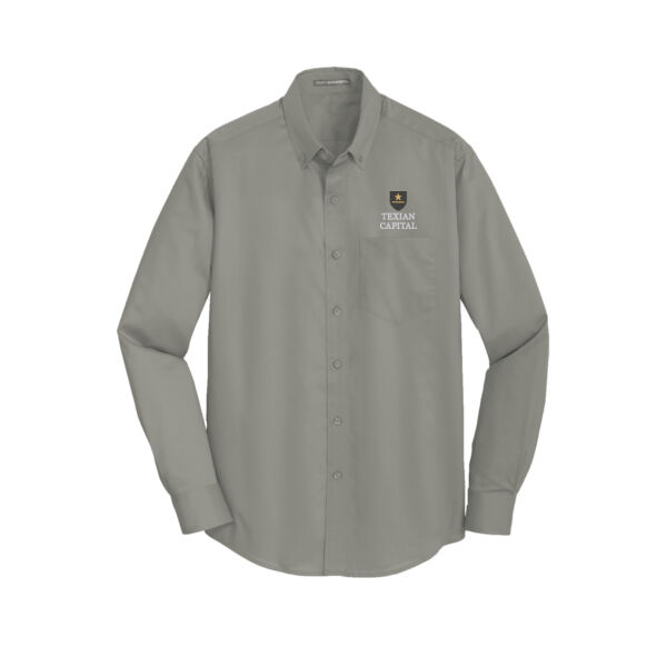 Texian Capital Embroidered - Wrinkle Resistant Button Down Thumbnail