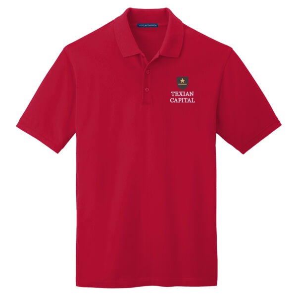Texian Capital Embroidered - EZCotton ® Polo Thumbnail