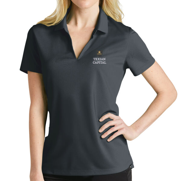 Texian Capital Embroidered - Ladies Dri FIT Micro Pique 2.0 Polo Thumbnail
