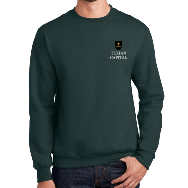 Texian Capital Printed - Essential Fleece Crewneck Sweatshirt Thumbnail