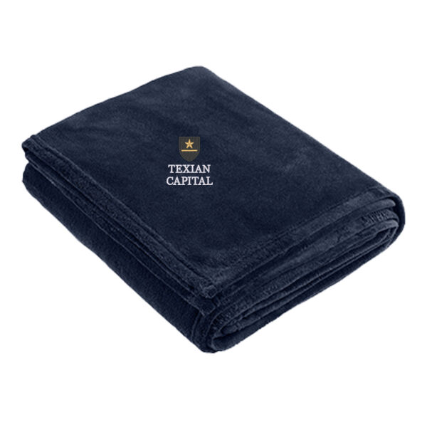 Texian Capital Embroidered - Oversized Ultra Plush Blanket Thumbnail