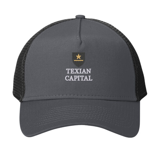 New Era Texian Capital Embroidered- - Snapback Trucker Cap Thumbnail